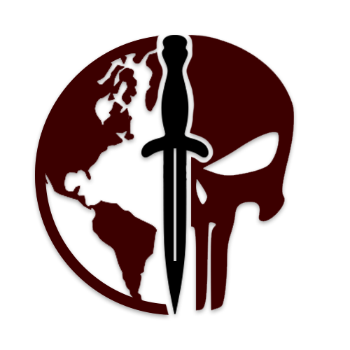 Skull Sword and Globe Emblem